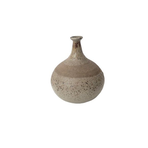 Unmarked Other - Vintage Studio Pottery Single Stem Vase